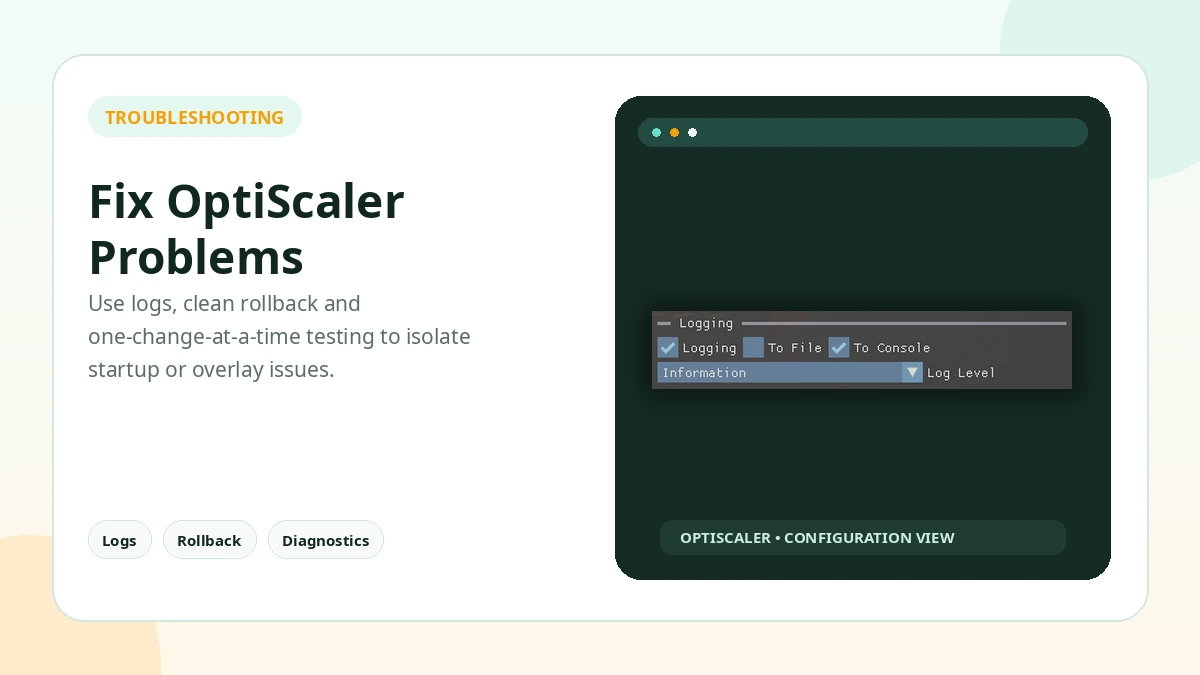 OptiScaler Wrong Game Folder Linux feature illustration
