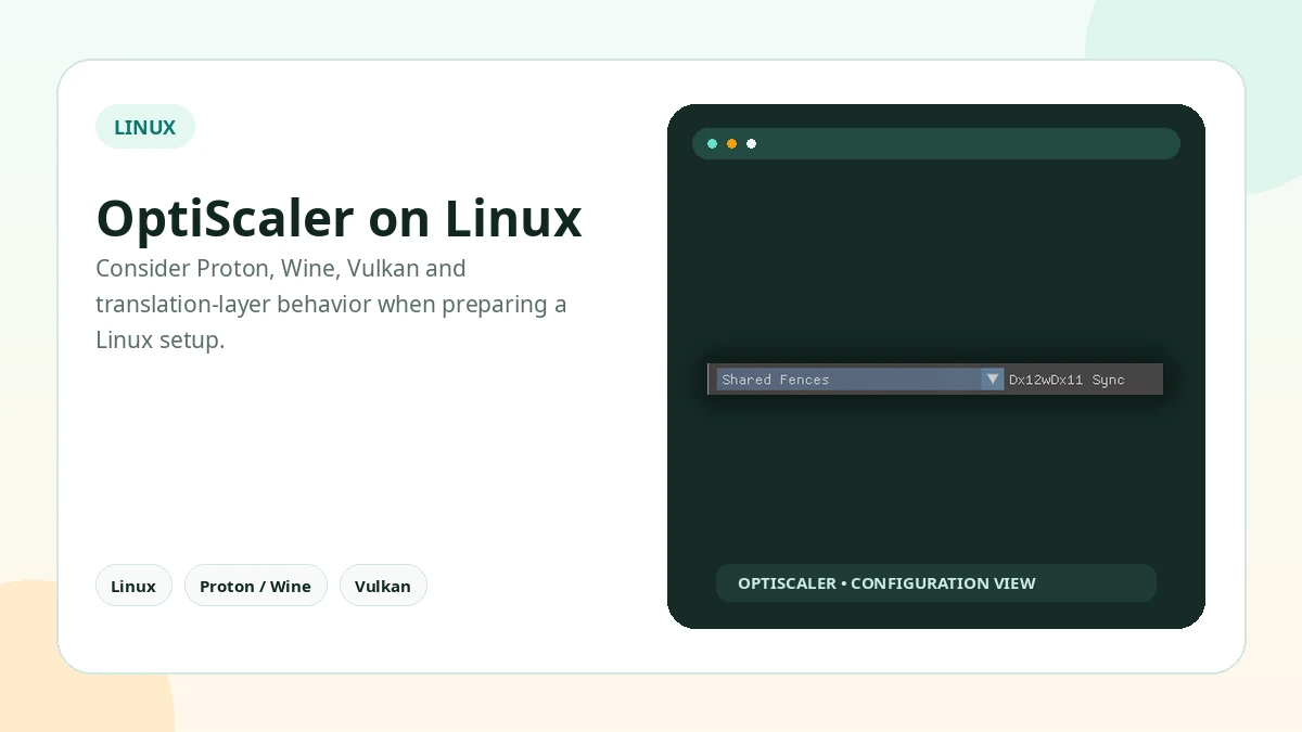 OptiScaler Linux feature illustration